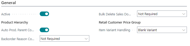 Silverleaf Setup General FastTab
